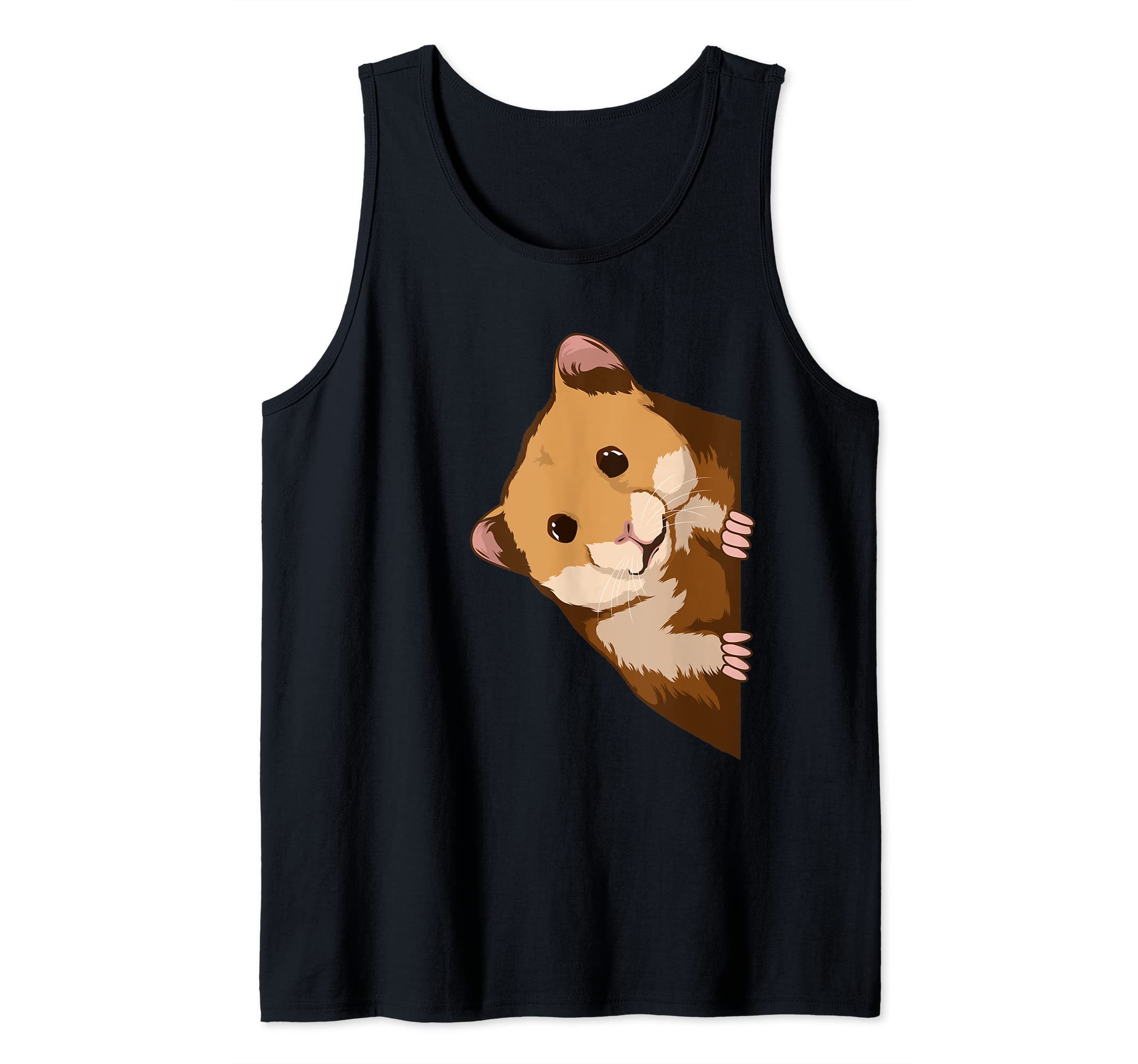 Dwarf Hamster Looking From The Side Hammy Clothes Hamster Tank Top