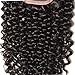ALI JULIA Hair 3-pack Bundles 10A Malaysian Virgin Curly Hair Weft with 1pc Free Part 44 Lace Closure Unprocessed Human Hair Extensions Natural Color (14 16 18+12inch closure)