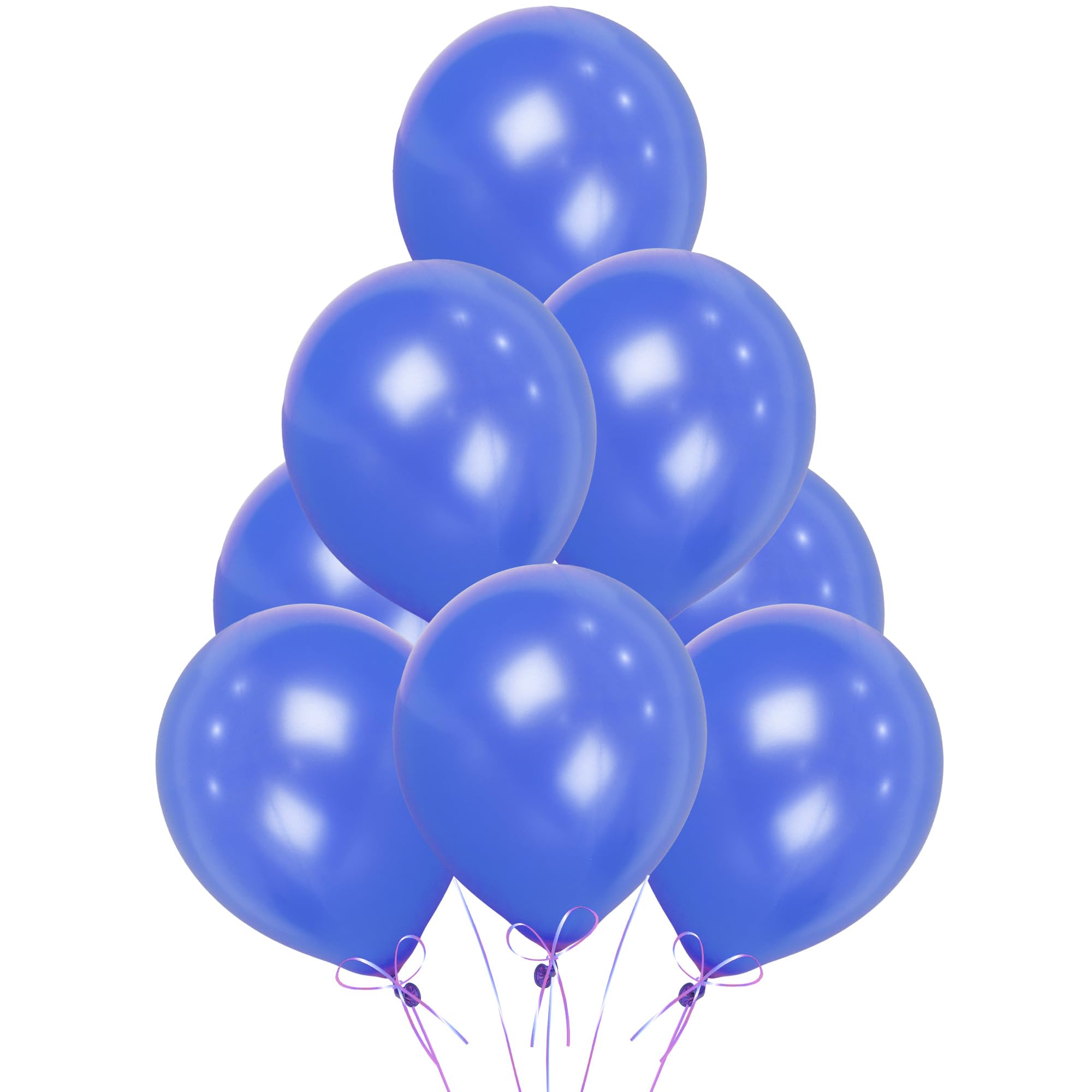 Blue Balloons 25 Pack, Large 12 Inch Thick Latex Biodegradable Helium Party Balloons for Birthday, Wedding, Baby Shower, Valentine's Day Events Decoration for Balloon Arch Garland — image 1