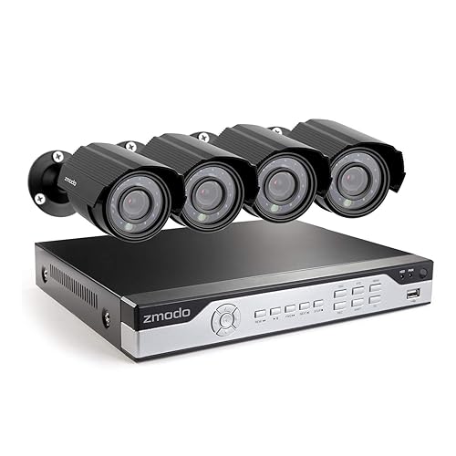 Zmodo Channel Security Camera System DVR x 700TVL Analog