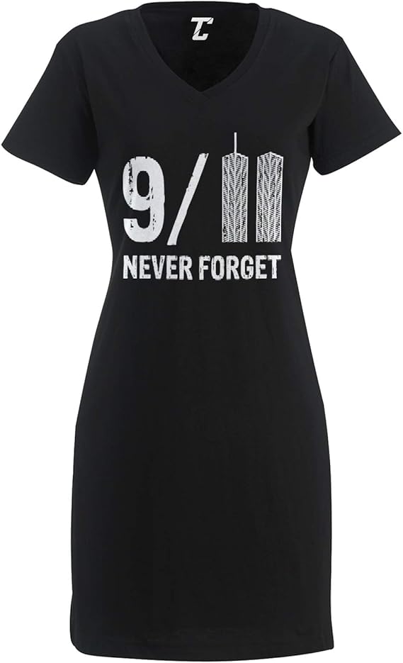 Amazon.com: 9/11 Never Forget - NYC Twin Towers Women's Nightshirt ...