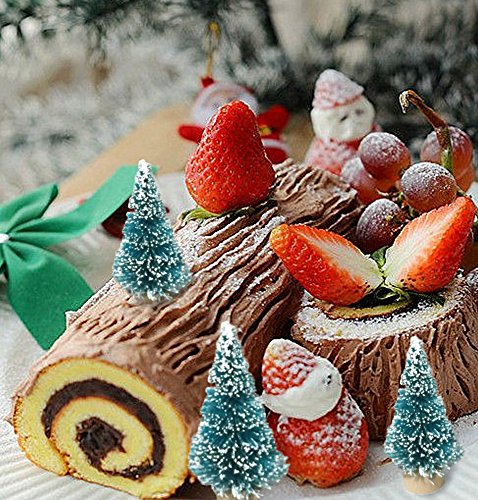 6 Christmas+Tabletop+Decoration+Accessories+Green16PCS