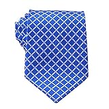 Blue White Stripe Classic Woven Man Tie Necktie Men Dress Neckties