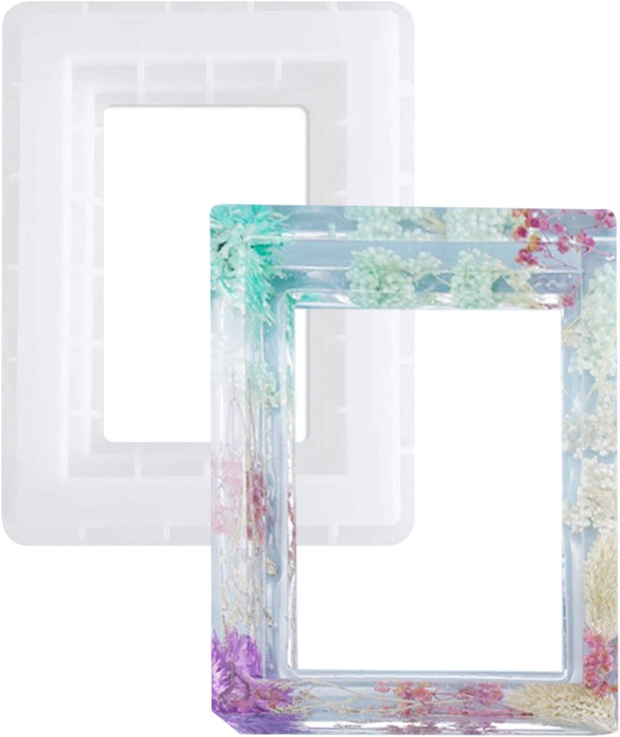 Photo Frame Epoxy Mold Rectangle Picture Frame Mold Large