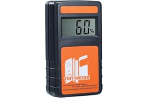 Window Tint Meter Law Enforcement Tint 100% VLT Visual Light Transmission Tester Continuous Measurement Transmitter and Recei