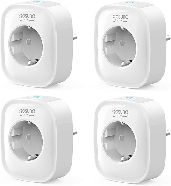 Enchufe Inteligente 4 Pack Gosund Mini Enchufe Wifi Compatible con
Alexa Google Home Enchufe con Monitor de Energa para Controlar
Dispositivos Remoto por APP Temporizador Solo WiFi 2 4GPrecio estimado
39.99 €