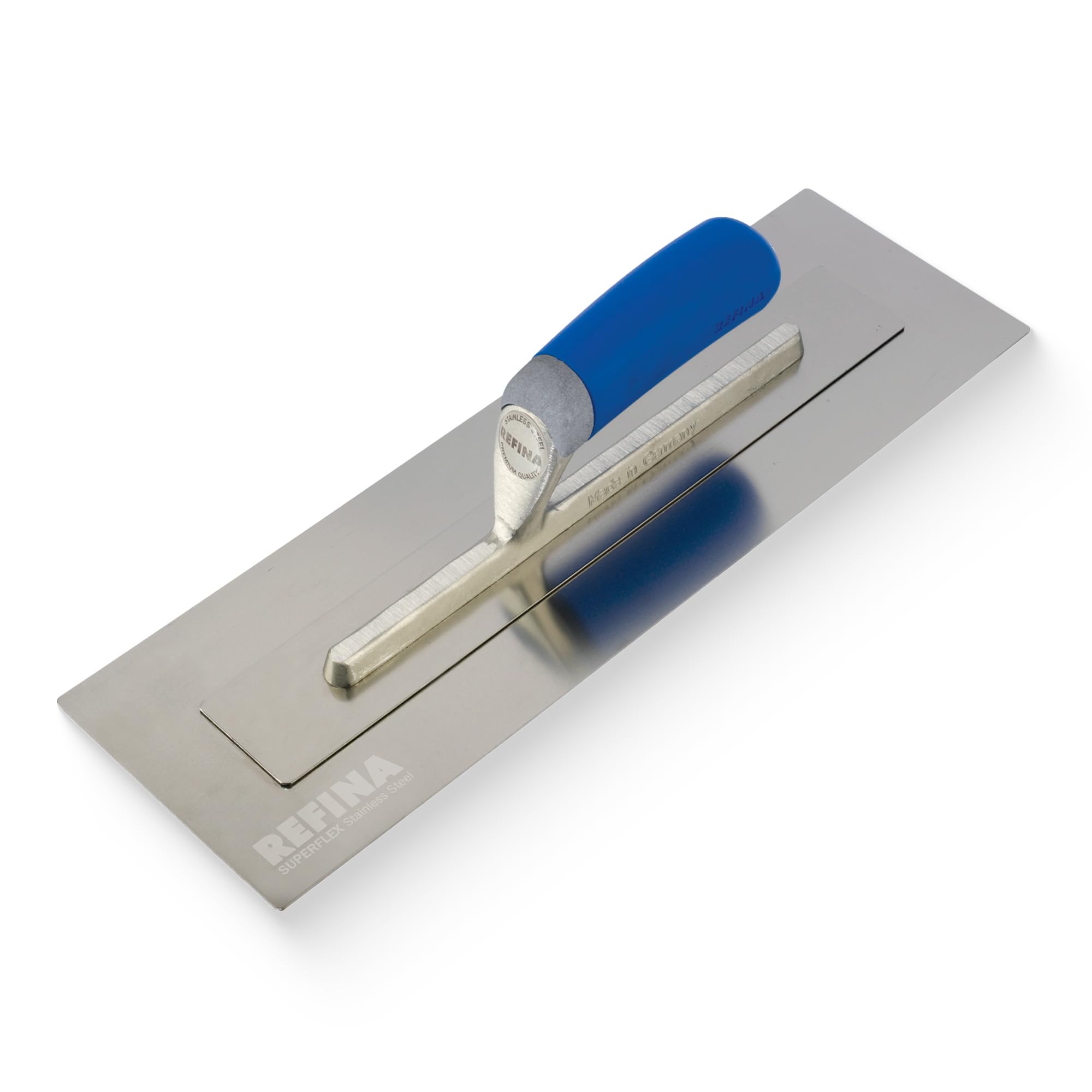 REFINA SUPERFLEX-1 Plastering Trowel - 16 x 5" (405 x 125mm) Flexible 0.4mm Stainless Steel Blade for Finishing Walls & Ceilings - Lightweight Plastering Tools & Construction Tools