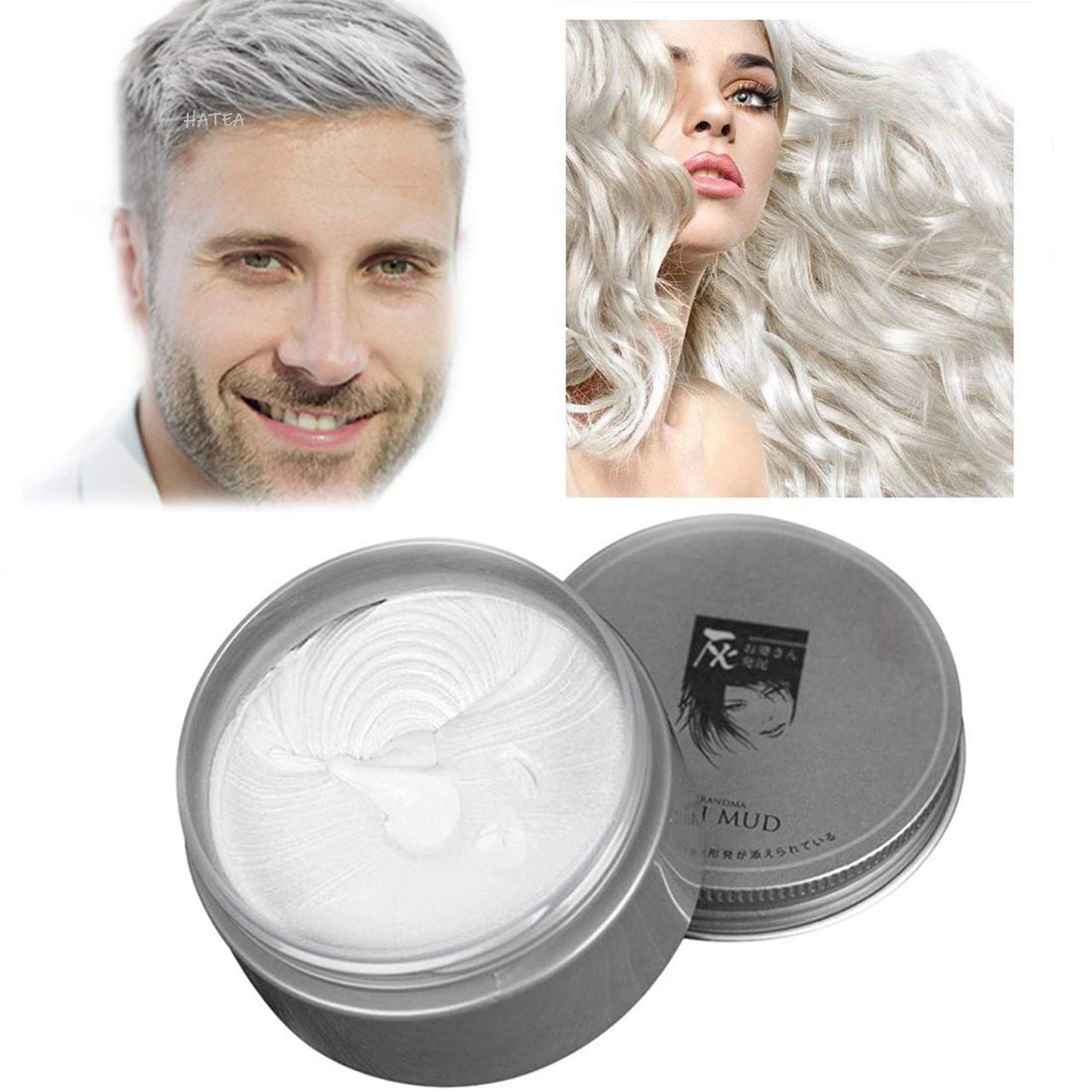 Amazon Com White Hair Color Wax Instant Hair Wax One Time