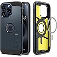 Spigen Tough Armor MagFit Designed for iPhone 15 Pro Max Case (2023) [Kickstand] [Military-Grade Protection] Compatible with MagSafe - Metal Slate