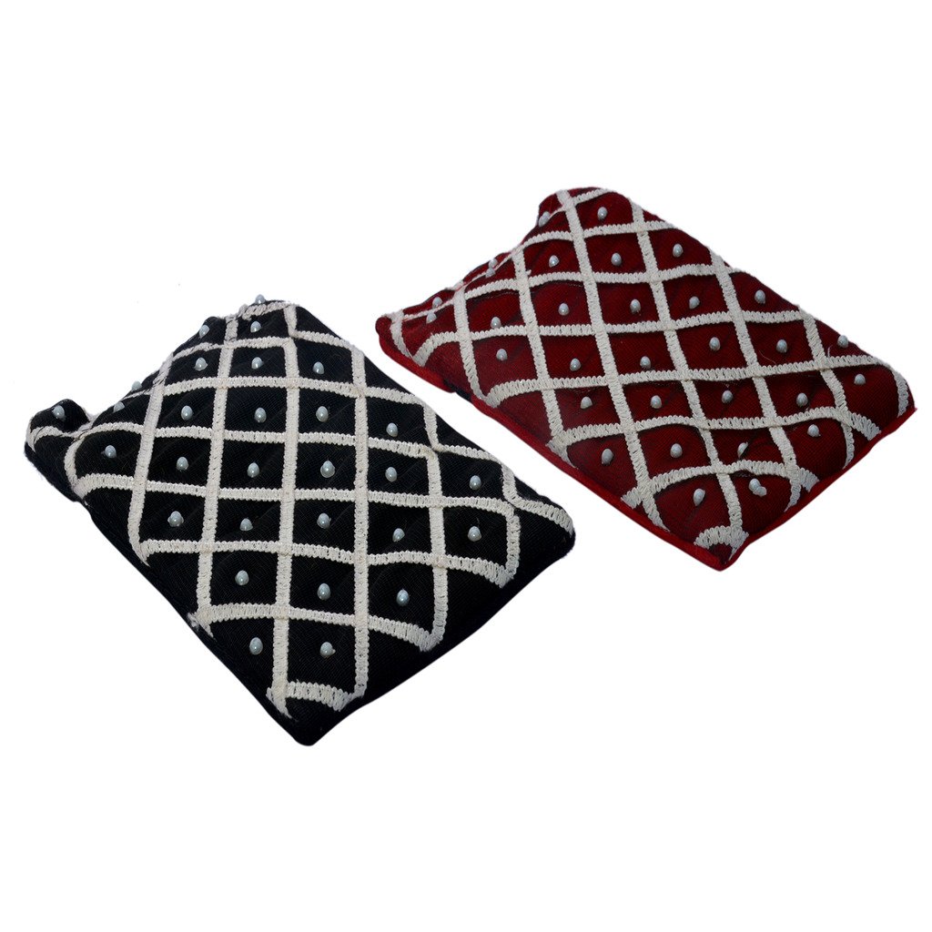 craft trade designer embroided mobile-phone pouch cover set of 2