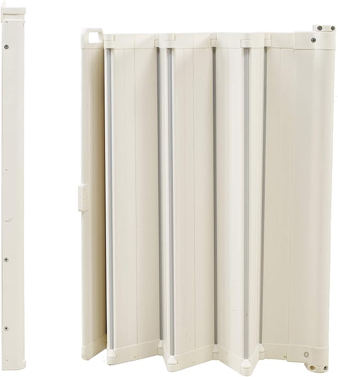 BabyDan Guard Me Auto Retractable Safety Guard White Fits Opening