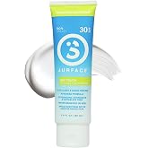 Surface Dry-Touch Lotion Sunscreen - Reef Safe, Ultra-Light &amp; Clean Feeling, Broad Spectrum UVA/UVB Protection, Paraben Free, Hypoallergenic, Water Resistant, Fragrance Free - SPF 30, 3oz