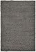 A2Z Rug Cozy Shaggy Collection 4x6-Feet Solid Area Rug - Graphite Gray