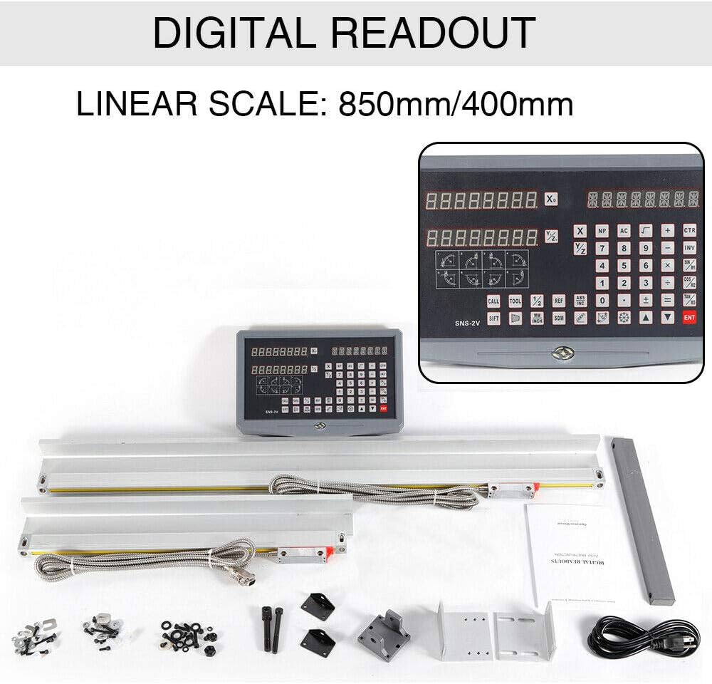 RanBB 2 Axis Digital Readout Dro for Milling Lathe Machine