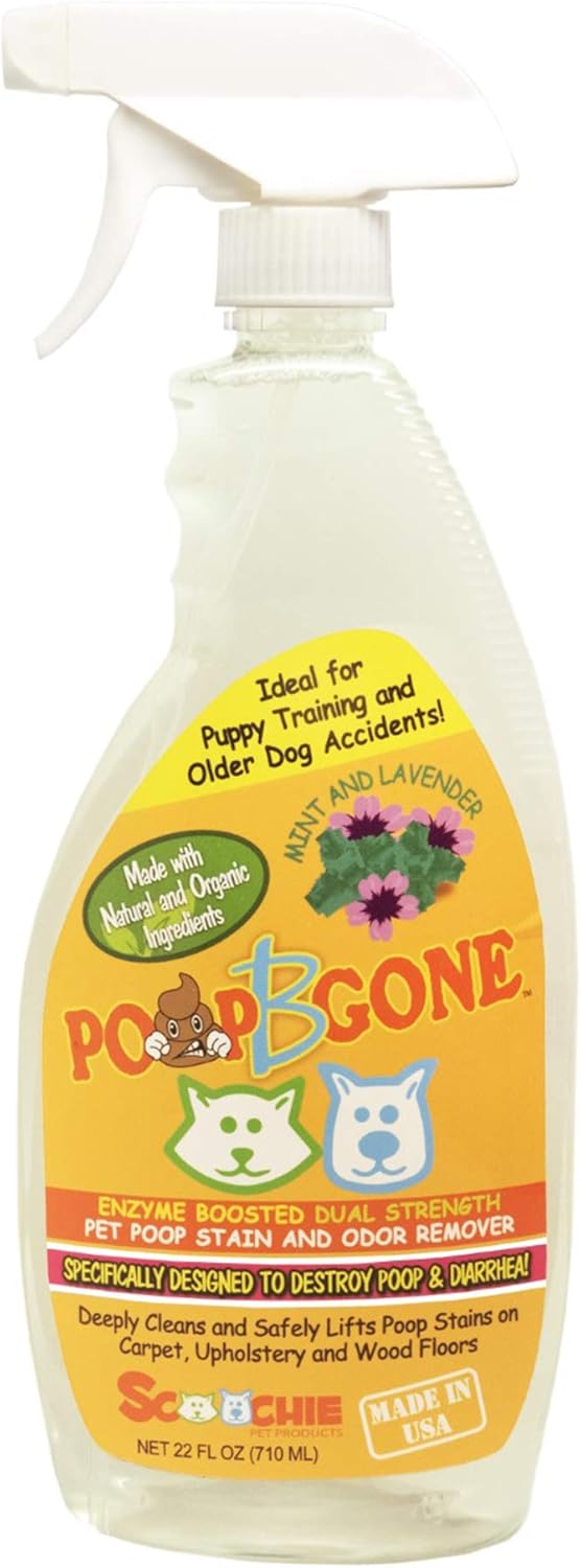 Poop B Gone Pet Poop Stain and Odor Remover 22 oz or 1 Gallon Dogs