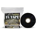 Bond It F4 Emergency Self-Fusing Silicone Tape, Repair Plumbing Pipe & Radiator Hose Leak, Electrical Insulation, Permanent Bonding, Waterproof, 1" x 36' x 20mil, Black