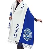 1920 Sorority Gifts Paraphernalia For Women Fall Winter Cashmere Feel Scarf Soft Warm Big Scarves Large Long Shawl Wrap