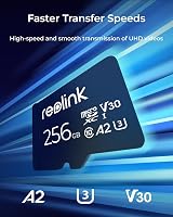 Reolink 256GB Micro SD Card Class 10 U3 A2 High Speed MicroSDXC view 4