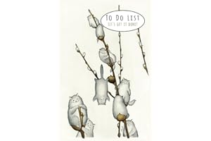 To Do List: Pussywillow Kitties Illustrated Notepad, Shopping List, Chores, Get Things Done, 100 Lined Page Notebook