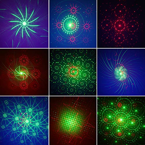 Party Lights Disco Ball, 18 Remote Control Projection Led Patterns, Dj