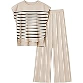 LILLUSORY 2 Piece Lounge Sets for Women Spring Vacation 2026 Summer Outfits Matching Two Pcs Knit Tracksuits Sweat Suits