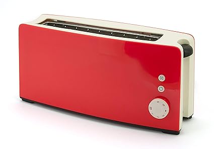 Ariete 127 - Tostadora con ranura larga, 1000 W, color rojo: Ariete ...