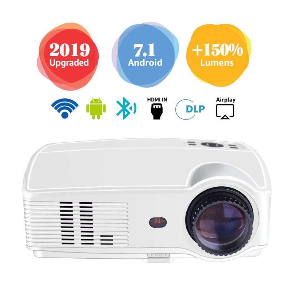 Mini Proyector Portátil Mini Proyector LED para WiFi Alta ...