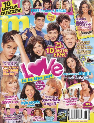 One Direction, Bella Thorne, Zendaya Coleman, Big Time Rush, Justin Bieber, FREE Posters & MEGAS - June, 2012 M Magazine