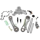 SCITOO 9-0389S Timing Chain Water Pump Kit for Ford Explorer SOHC 6Cyl 4.0L | Engine Timing Chain Set w/ Gears Tensioner Guide Replaces for Ford Explorer Sport Trac Ranger for Mercury Mountaineer 97-10