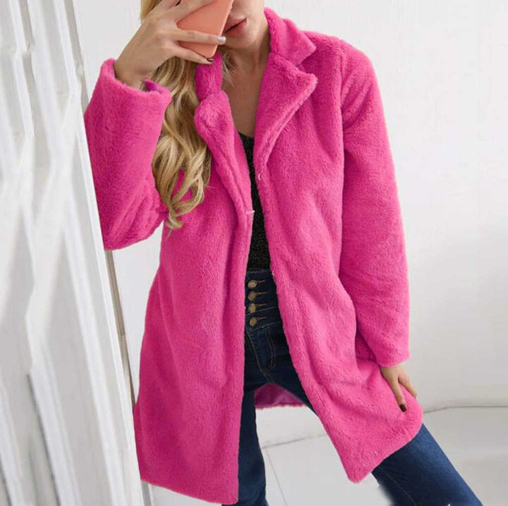 hot pink teddy bear coat