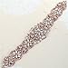 XINFANGXIU Rose Gold Bridal Wedding Dress Sash Belt Applique