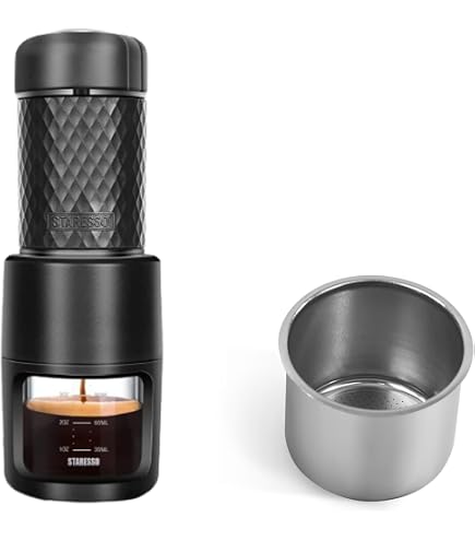 Amazon.com: STARESSO Classic Portable Espresso Maker & 37mm Dosing