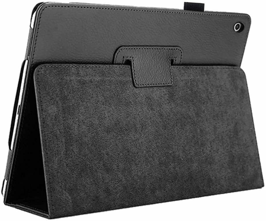 Flip Folio Case for iPad Air 3rd Generation (2019) Air3 & iPad Pro 10.5-inch (2017) Pro10.5, PU-Leather Cover with Pencil Holder 10.5” Protective Cover Magnetic Closure Auto Wake/Sleep (Black) — image 1