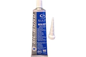 SIL-BOND Food Grade NSF RTV Silicone Sealant Adhesive White 2.8 Ounce (1)