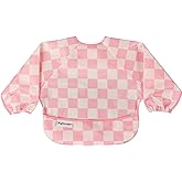 Tiny Twinkle Mess Proof Baby Bib, Long Sleeve Bib Outfit, Waterproof Bibs for Toddlers, Machine Washable, Tug Proof