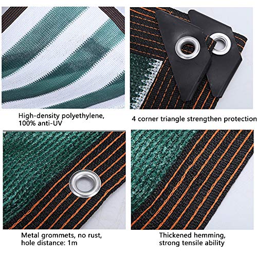 Schattiernetz HUAHUA Sonnensegel Outdoor Garten Markise Farbe Polyethylen Anti-UV-Sonnensegel, Sonnenschutz Staubdichtes… – Bild 3