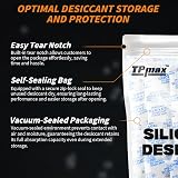 TPmax 50 Packets Silica Gel Desiccant 2g Each 100g Total view 2