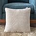 Smiry Soft Sofa Velvet Striped Pillow Case Cover Sofa Decor Pillow Cover Creem Cheese 18