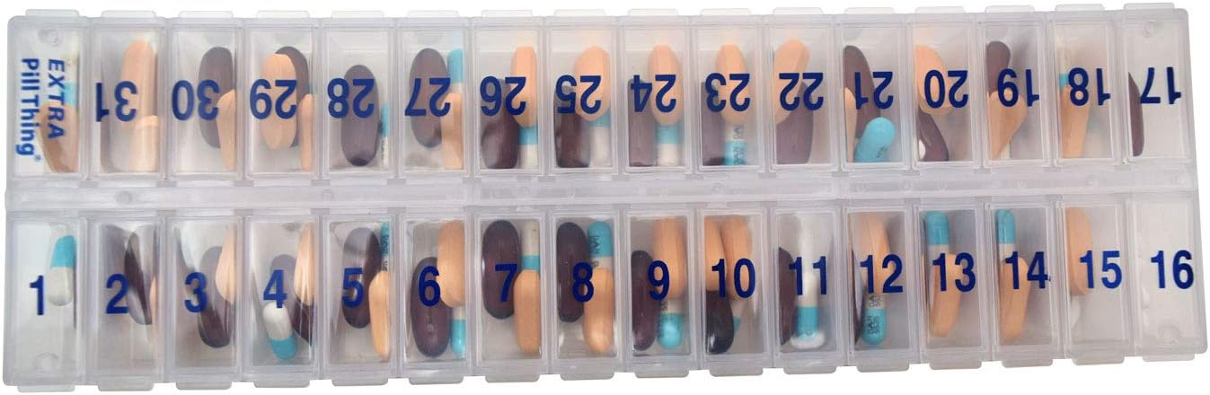 PILL THING AM PM 31 Day Once-a Day Monthly Pill Planner Organizers - Image 5