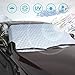 [Upgrade] Car Windshield Cover Blocks Snow, Ice, Sun. SUKCESO Thicker Sunshade Fit Most Vehicles, SUVs, Trucks (40