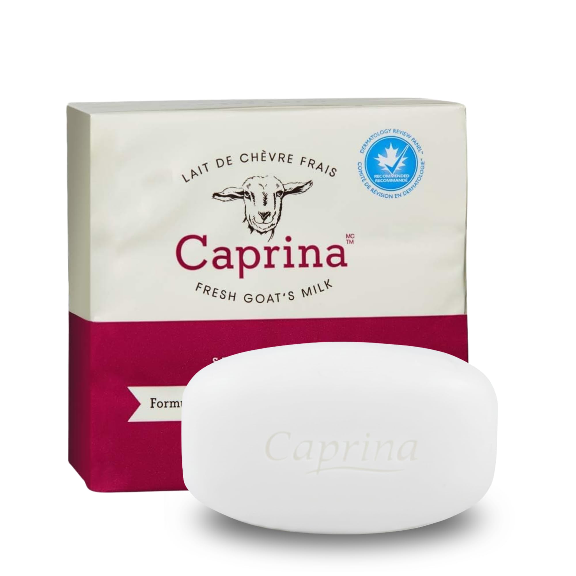Caprina by Canus Fresh Goat's Milk Soap, Original 27.5 g (3 Bars) - by Caprina
