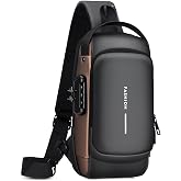 Rcrirth Sling Bag for Men | Anti-theft, Crossbody, Shoulder Chest Bag, Daily use