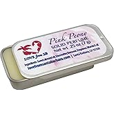 Compact Personal Pink Peony Solid Perfume | Luxurious Artisan Spa Gift for Her | Sophisticated, intriguing fragrance | Convenient, purse or travel bag size | Pink Peony Perfume