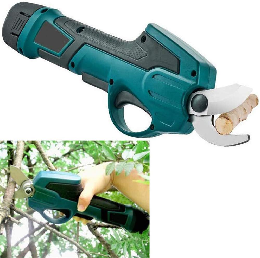 XHLLX Electric Pruning Shears, 0-25Mm Pruning Shears 7.2V Lithium Battery Garden Pruner Rechargeable Thick Branch Shears
