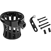 GEN 2 Drink Holder with Perch Mount (Black Drink Holder with Black Mount)