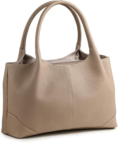 Amazon リエール Lierre 日本製 本革 ハンドバッグ レディース 小さい 大人 シンプル トートバッグ オーク ハンドバッグ