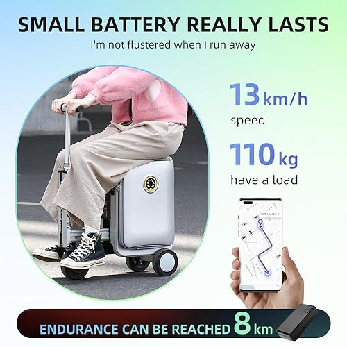 Battery Away Smart Suitcase SE3miniT 20 Inch Electrical Riding On