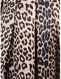 Falda mediana para dama, diseño de tigre floral