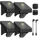Solar Panel Charging Mount Compatible with Blink Outdoor 4(4th Gen)/Outdoor XT3/XT2/XT Camera, Blink Solar Panel with Internal Battery, IP67 Waterproof, 365 Days Solar Power, Adjustment Angle, 4 Pack