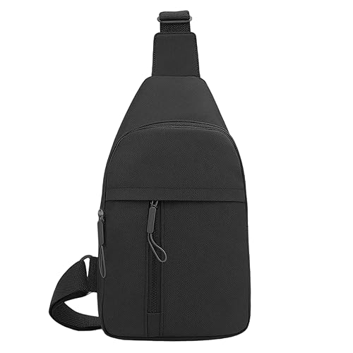 DXPETA Foldie Bag, Cross Body Bag Women, Waterproof Crossbody Bag for Women Travel, Lightweight Foldie Travel Bag, Multi-Pocket Sling Bag for Daily Commute, Outdoor Activities, Black Nylon